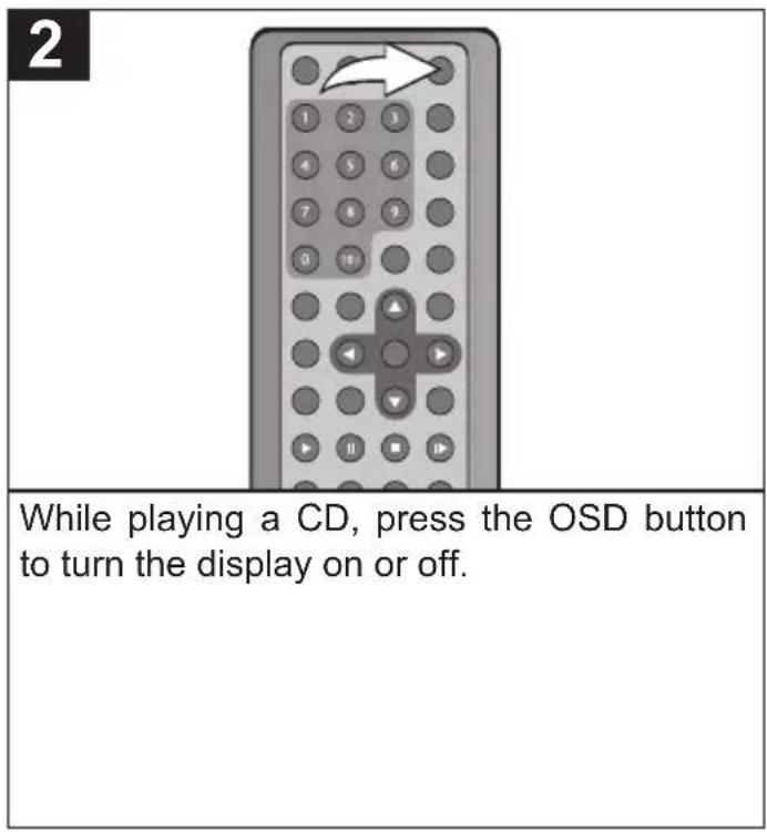 MEMOREX MVDP1076 - OSD BUTTON - 2