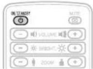Elmo iP-40 - Press the ON/STADNBY button (∅) - 2