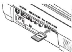 Elmo iP-40 - Setting the SD memory card - 1