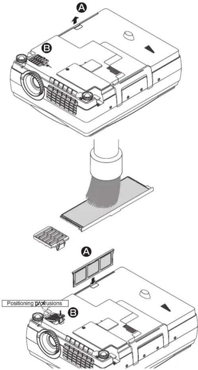 Elmo iP-40 - Air Filter Cleaning Procedure - 1