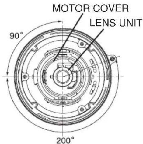 MOTOR COVER LENS UNIT 90° 200°