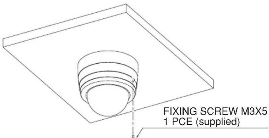 FIXING SCREW M3X5 1 PCE (supplied)