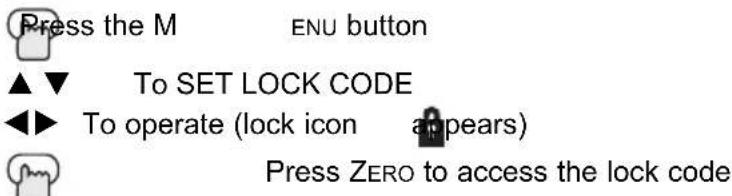 JVC HD-P70R1U - Set Lock Code - 1