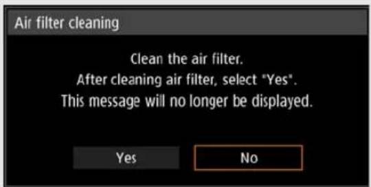 CANON REALiS 4K500ST Pro AV - Cleaning the Air Filter - 6