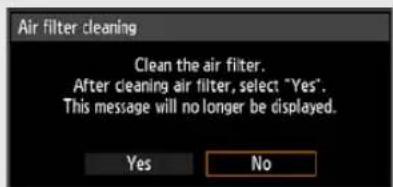 CANON REALiS 4K500ST Pro AV - Cleaning the Air Filter - 2