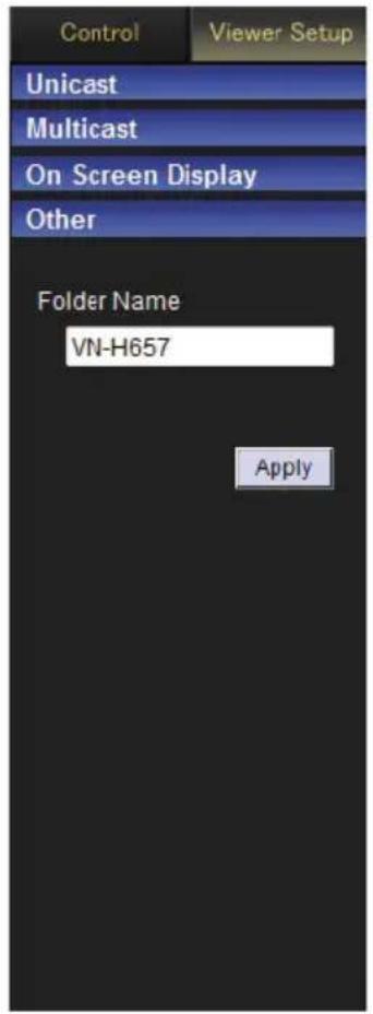 JVC VN-H657WPU - [Other] Settings - 1