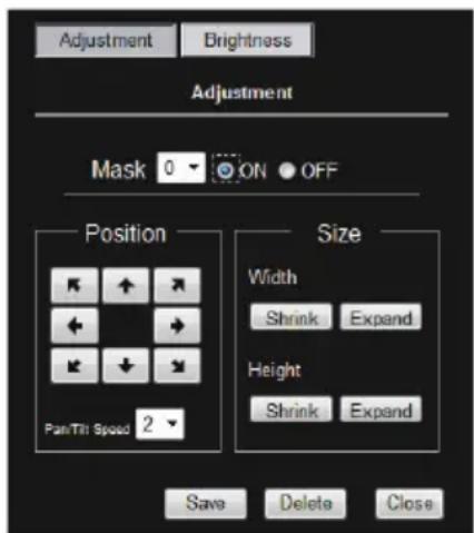 JVC VN-H657WPU - → Mask Setting screen - 1