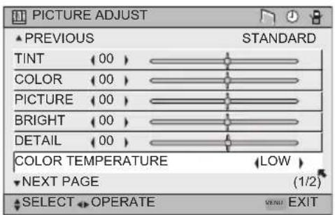 JVC AV-30W575 - Color Temperature - 5