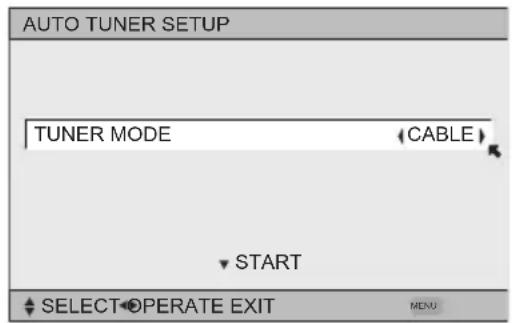 JVC AV-30W575 - Auto Tuner Setup - 1