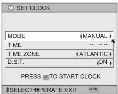JVC AV-30W575 - Set Clock - 5