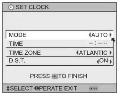 JVC AV-30W575 - Set Clock - 3