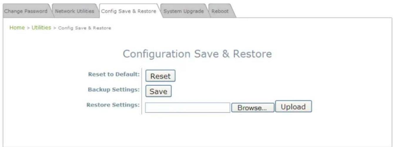 LEVELONE WAB-3003 - Configuration Save & Restore - 1
