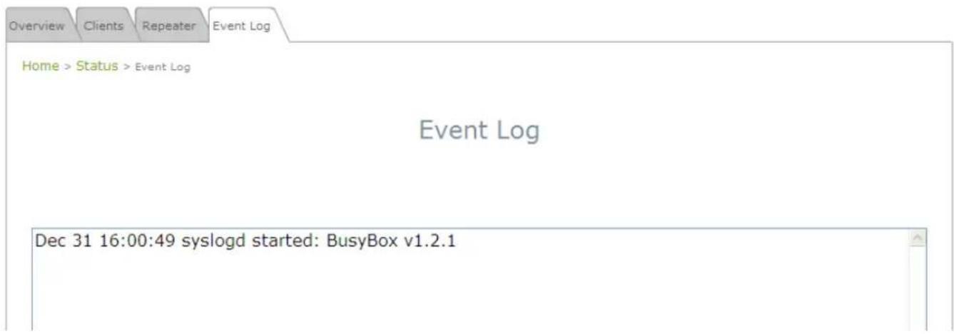 LEVELONE WAB-3003 - Event Log - 1