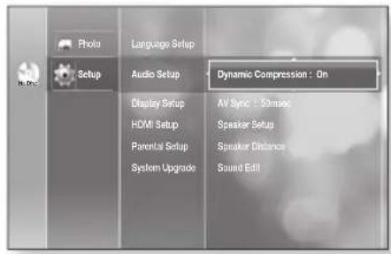 SAMSUNG HT-BD2ST - Setting the Speaker Mode - 1