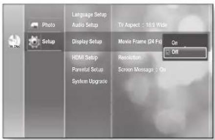 SAMSUNG HT-BD2ST - Movie Frame (24 Fs) - 1