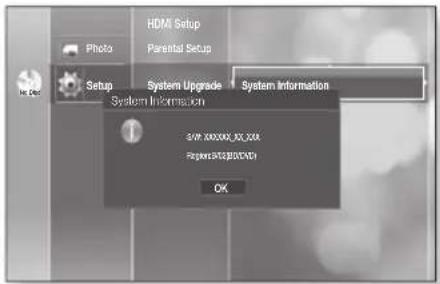 SAMSUNG HT-BD2ST - SYSTEM INFORMATION - 2