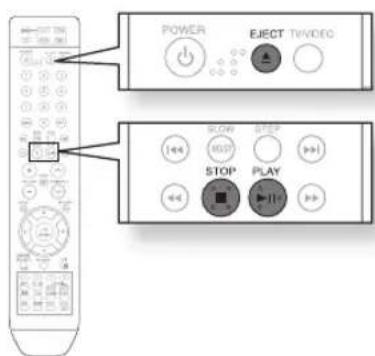 SAMSUNG HT-BD2ST - USIng THE REMOTE COnTROL TO OPERATE THE BLU-RAY HOME THEATER OR YOUR SAMSUng TV - 3