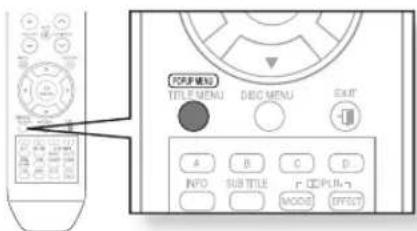 SAMSUNG HT-BD2ST - Using the Popup Menu - 4