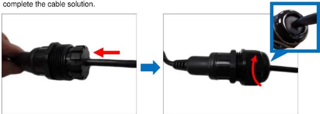 complete the cable solution.