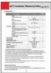 ACTi B49 - The List of Models - 26