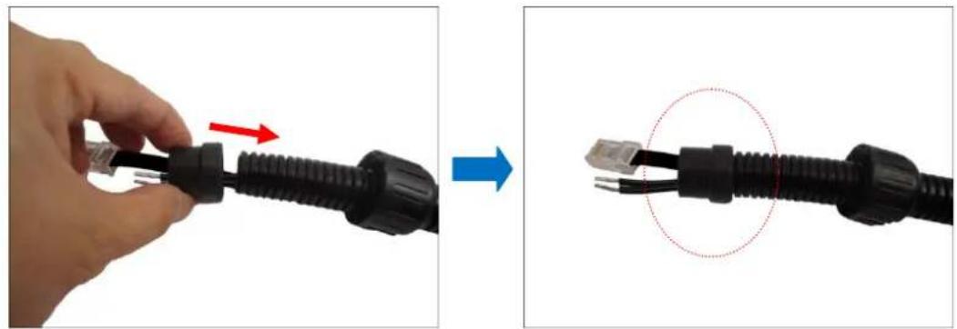 ACTi B49 - How to Use the Male Conduit Gland - 7