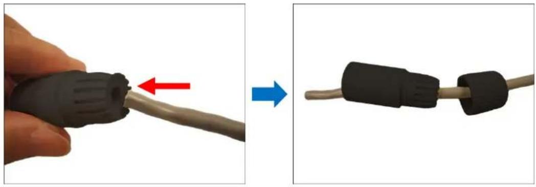 ACTi Q75 - How to Use the Cable Gland - 3