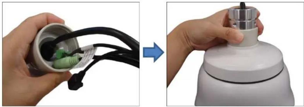 ACTi Q75 - Attach the Wall Mount Converter Ring to the Camera - 1