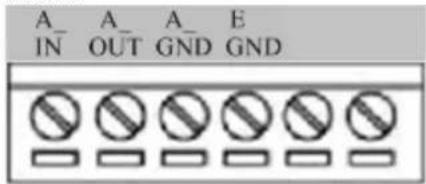 A_ IN A_ OUT A_ GND E GND