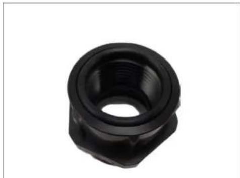 ACTi I910 - Insert the Ethernet cable through the flexible conduit. Then insert the clamping nut through the flexible conduit. - 3