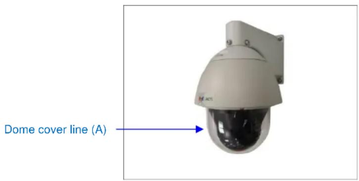 Dome cover line (A)