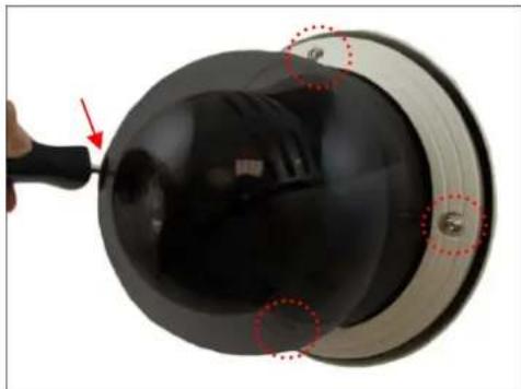 ACTi I910 - How to Replace the Dome Cover - 5