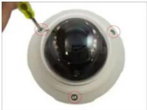 ACTi B83 - Step 2: Open the Dome Cover - 2