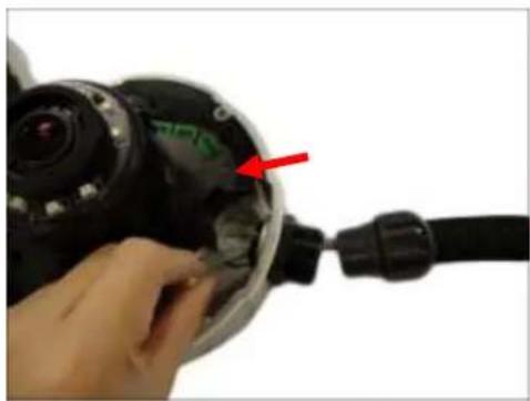 ACTi B83 - Step 5: Connect the Cable - 1