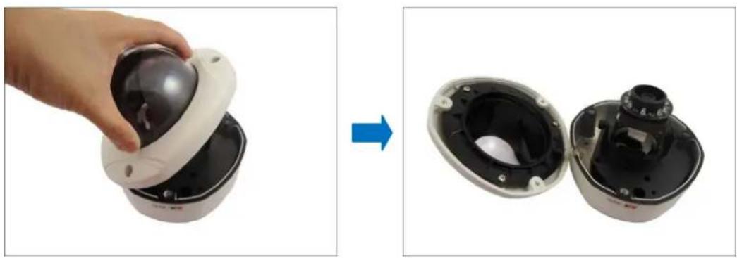 ACTi D81A - Step 2: Open the Dome Cover - 3
