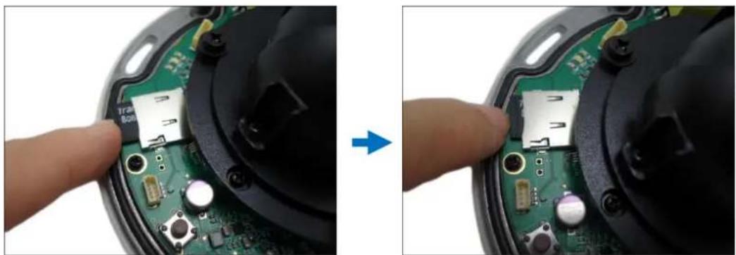 ACTi E920 - How to Insert the Memory Card - 2