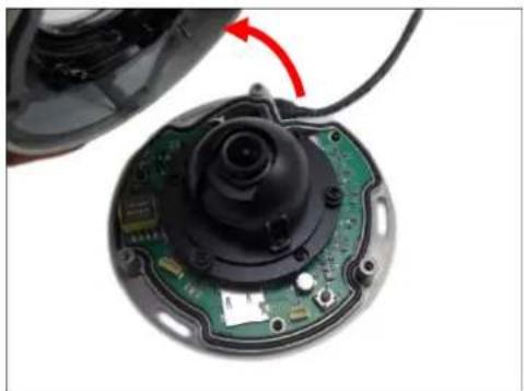 ACTi E920 - Step 2: Open the Dome Cover - 2