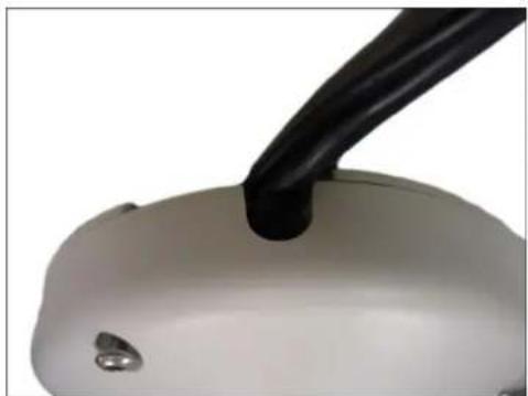 ACTi E920 - If the cable will pass through a hole on the surface: - 3