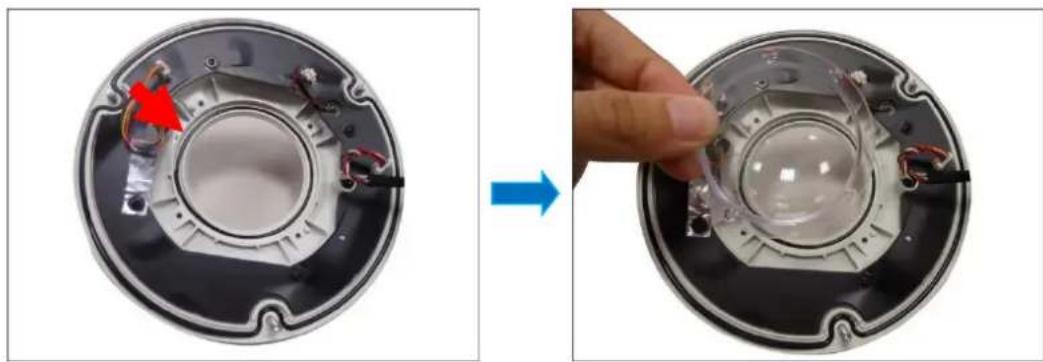 ACTi B74A - How to Replace the Dome Cover - 4