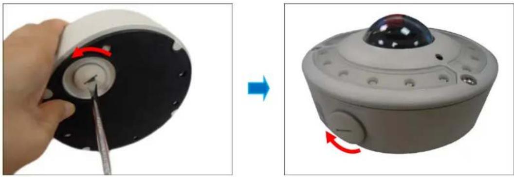 ACTi B74A - Step 2: Open the Camera Cover - 1