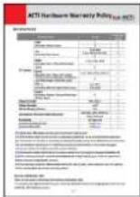 ACTi E85A - The List of Models - 28