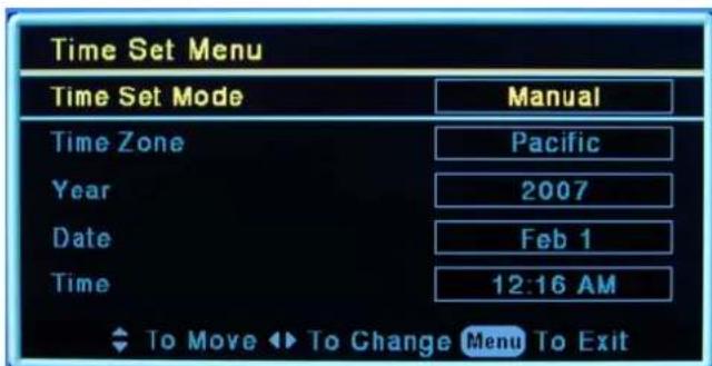 Proscan 37LB30Q - Time Set - 1