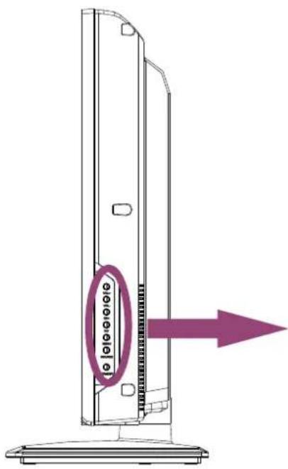 Proscan PLCD3273A - SIDE VIEW - 1