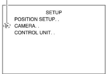 JVC TK-C685WPE - 3Shift down the [PAN/TILT] lever and move the cursor (▷) to the [CAMERA..] item. - 1