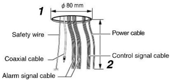 JVC TK-C685WPE - 2Pull the cables from the hole in the ceiling - 1