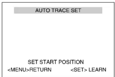 JVC TK-C685WPE - Move the cursor (▷) to the [AUTO TRACE..] item and press the [SET] button - 1