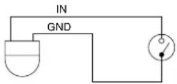 JVC TK-C685WPE - Connects to sensors such as infrared sensors, door sensors, metal sensors and manual switches. - 1