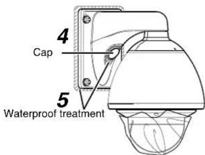 JVC TK-C685WPE - 4Mount the cap - 1
