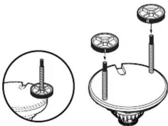 Digital Watchdog STAR-LIGHT AHD DWC-V7753 - INSTALLATION USING MOUNT BOLT & NUT\* - 2