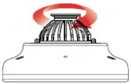 Digital Watchdog STAR-LIGHT AHD DWC-V7753 - ADJUSTING THE CAMERA ANGLE\* - 1