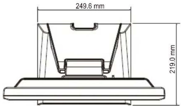 PLANTRONICS PT1945RW - Product Dimensions - 3